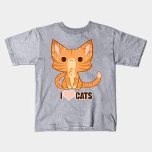 I <3 Cats! Kids T-Shirt